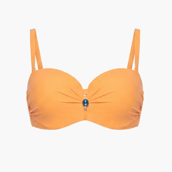 Usztywniana bardotka push up z odpinanymi ramiączkami góra bikini (3) Usztywniana bardotka push up z odpinanymi ramiączkami góra bikini (3)