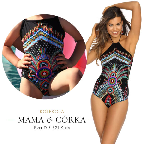 eva d swimsuit for children mother and daughter kids