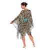 kimono c1 narzutka plazowa na kazda figure w roslinne wzory wyszczuplajaca polski producent lavel 2023 tyl