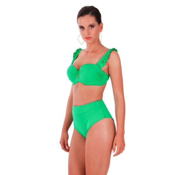 BRIGITT B VM ISLA two-piece push up swimsuit for small breasts with high-waisted panties slimming polish manufacturer lavel 2023 side