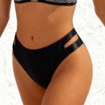 bikini Majtki kapielowe Panties Scarlett negro przod