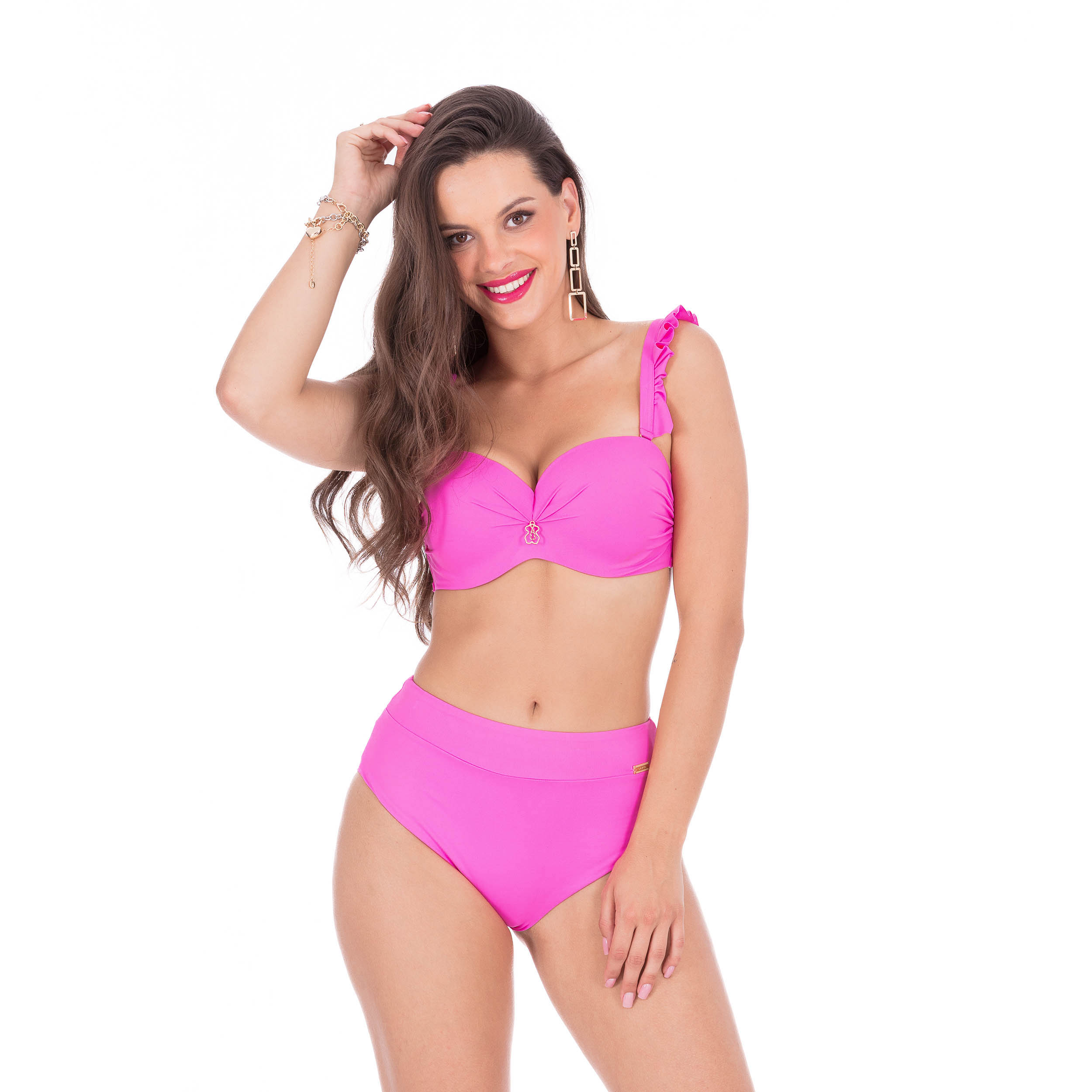 Brigitt B vM / Pop-Art swimsuit - two-piece push-up swimsuit with  high-waisted Brazilian briefs 2023 • LAVEL swimwear