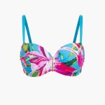 kwaiatowe bikini niebieskie lilie hawajskie (2)