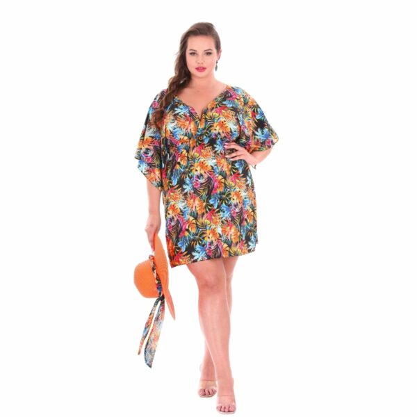 luna n12 beach cape dress plus size polish manufacturer lavel 2023 front