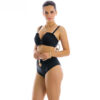 Anita negro czarny Dwuczesciowy kostium kapielowy push up z wysokim stanem wyszczuplajacy modelujacy czarne bikini plus size polski producent LAVEL 2024 (6)