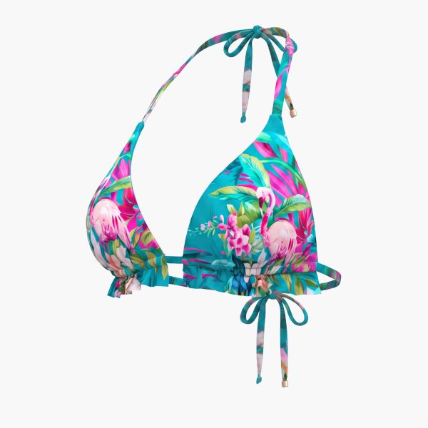 Super push up wbudowany biustonosz kąpielowy bikini trójkątne Lili Cup Super push up wbudowany biustonosz kąpielowy bikini trójkątne Lili Cup