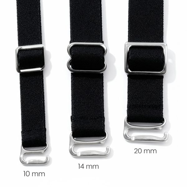 ramiaczka do stroju kapielowego czarne