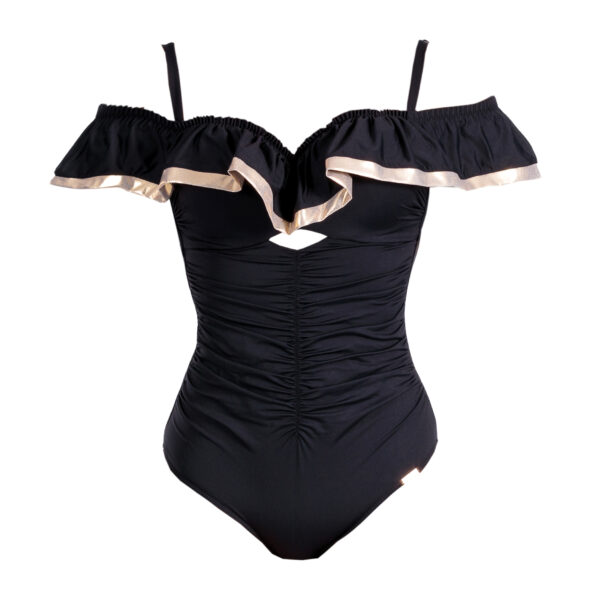 Anastazja O FB Gold Modelujący jednoczęściowy strój kąpielowy typu hiszpanka z push up i zapinaniem z tyłu czarny złoty LAVEL polska produkcja 2025 3 Anastazja O FB Gold Modelujący jednoczęściowy strój kąpielowy typu hiszpanka z push up i zapinaniem z tyłu czarny złoty LAVEL polska produkcja 2025 3