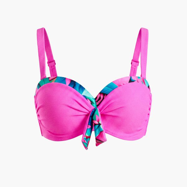 Różowy biustonosz kąpielowy push up Góra bikini LB 001 110 (2) Różowy biustonosz kąpielowy push up Góra bikini LB 001 110 (2)