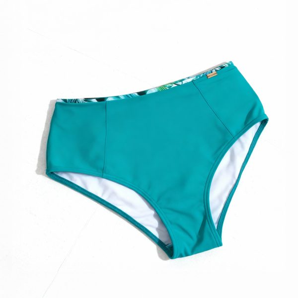 Modelujące majtki kąpielowe z wysokim stanem wyszczuplający dół bikini LM 202 109