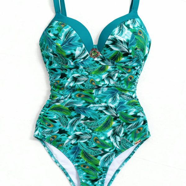 Modelujący jednoczęściowy strój kąpielowy na duży biust LJ 610 109 MORSKI kostium kąpielowy z marszczeniem na brzuchu na duży brzuch stroje kąpielowe modne (7) Modelujący jednoczęściowy strój kąpielowy na duży biust LJ 610 109 MORSKI kostium kąpielowy z marszczeniem na brzuchu na duży brzuch stroje kąpielowe modne (7)