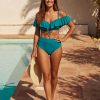 Biustonosz kąpielowy push up góra bikini hiszpanka LB 022 136 (5)