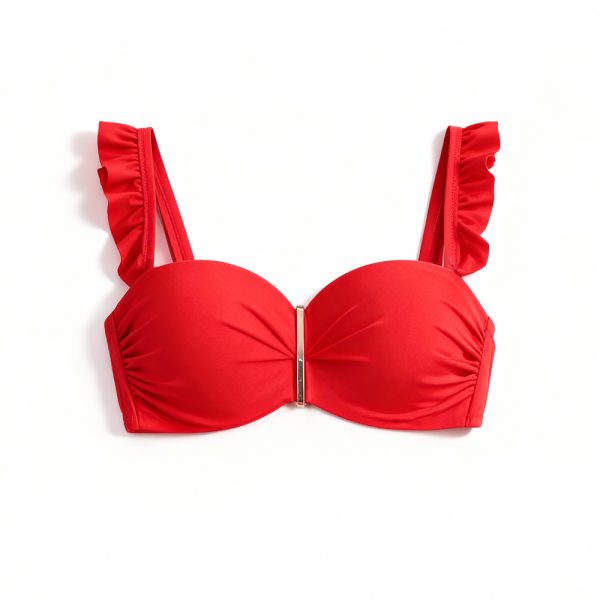 czerwone bikini pushup