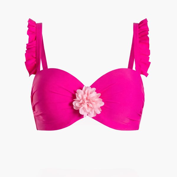 różowe bikini z kwiatem różowe bikini z kwiatem