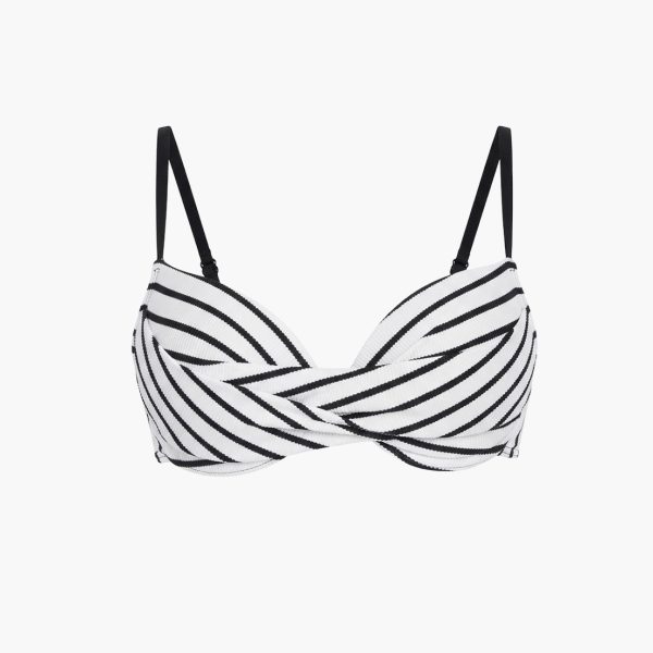 góra bikini dla szerko rozstawionego biustu z push up bviel